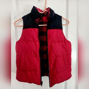 Reversabe puffer vest
